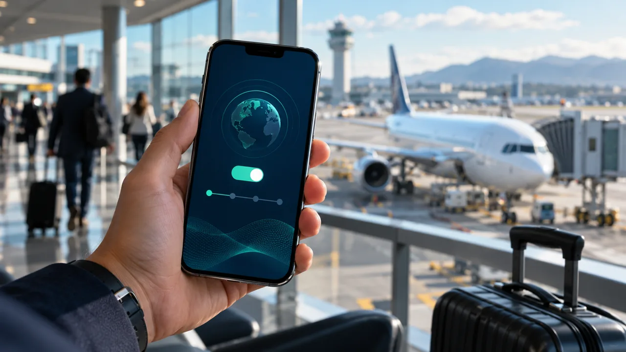 Mobile device prepared with digital travel connectivity